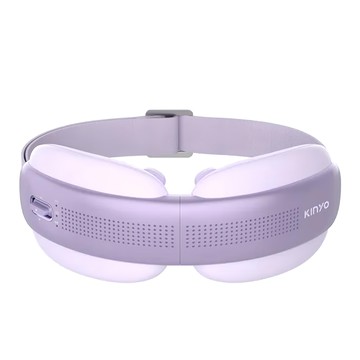 Kinyo 透視熱敷按摩眼罩 IAM-2604  雲霧紫