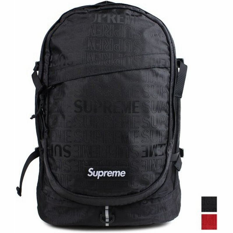 シュプリーム Supreme リュック バッグ バックパック メンズ レディース 25l Backpack ブラック レッド 黒 通販 Lineポイント最大0 5 Get Lineショッピング