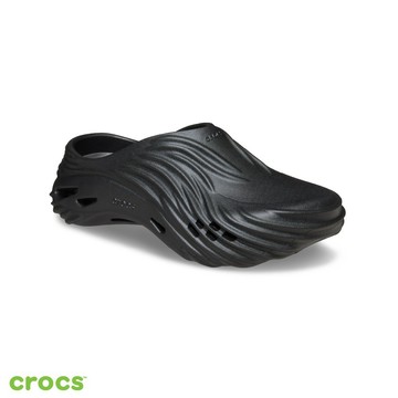 Crocs 卡駱馳 Echo Wave波波旋風克駱格 中性鞋-黑色-210521-060
