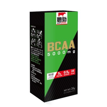【紅牛官方直營】聰勁BCAA-5000mg (檸檬口味) 6.5gX4包 / 盒