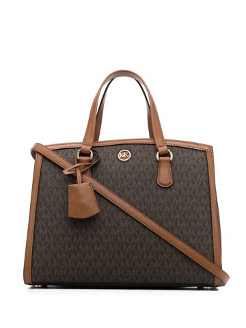Michael Kors - Chantal top-handle tote - women - Calf Leather/RDS Product Name: BLACK ORCHID EDP Division: TF (TOM FORD BEAUTY) ALCOHOL DENAT. - On...