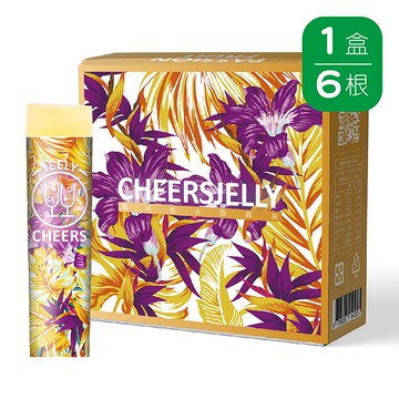 CHEERSPOPS CheersJelly舉杯低卡百香果蒟蒻凍 / 6根入 / 盒　eslite誠品
