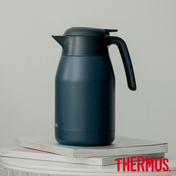 【暖心禮】【THERMOS 膳魔師】不鏽鋼真空保溫壺1500ml(黛藍色)