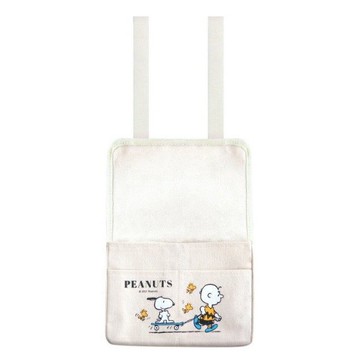 小禮堂 Snoopy 車用座椅扶手收納袋 (滑板款)