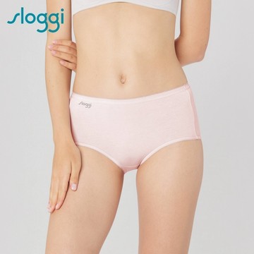 sloggi-COMFORT CARE經典舒適高腰小褲 粉色｜76R474 WM