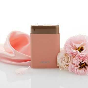 omars｜炫彩系行動電源PD20W+QC3.0快充10000mAh(晚霞粉)