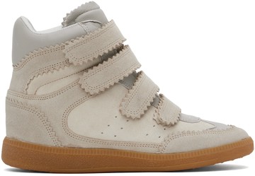 Isabel Marant 灰褐色 Bilsy 高帮运动鞋