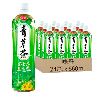 味丹 心茶道健康青草茶  560ml  24瓶