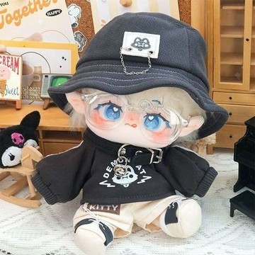 台灣出貨 20cm娃衣 超萌熊仔娃衣 20cm棉花娃娃配飾 潮流衛衣 公仔替換裝 20cm娃裝 娃娃配件 娃娃裝