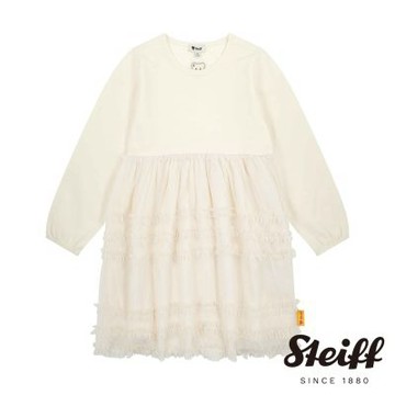 STEIFF 熊頭童裝 蕾絲甜美長袖洋裝 1.5-8歲