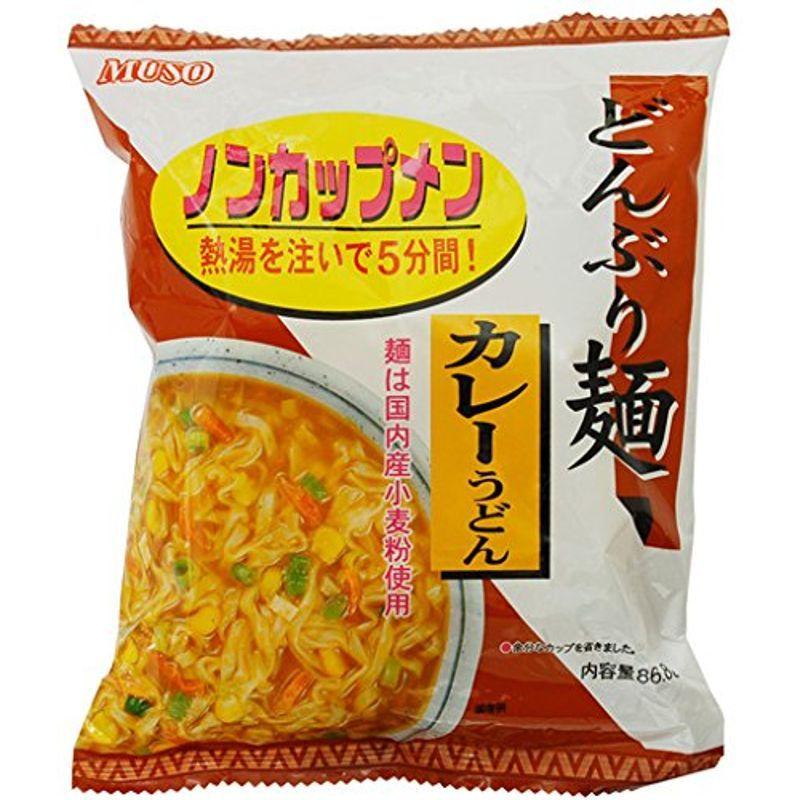ムソー どんぶり麺・カレーうどん 86.8g×4袋
