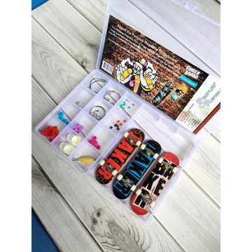 批發三個裝塑料手指滑板套裝四輪雙翹板迷你指尖兒童青少年小滑板