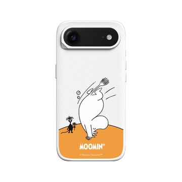 iPhone Air SolidX 白 - Moomin - 倒立看世界