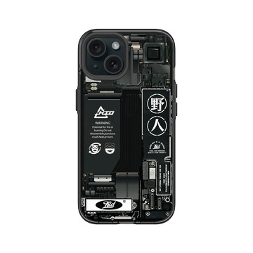 iPhone 15 Clear 酷墨灰 - KID - 透視KID野人