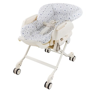 Combi 康貝 安撫餐搖椅專用座墊 星空白 舒適透氣 可拆洗 台灣製  1個