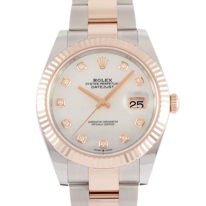 ロレックス ROLEX デイトジャスト 41 126331NG ホワイト文字盤 新品 ...