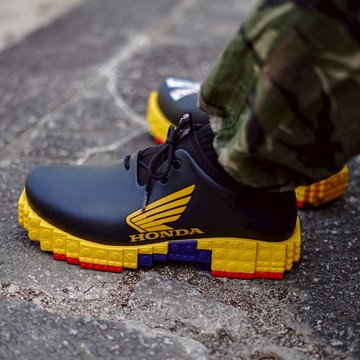 XPRESOLE  HONDA 防水咖啡靴-競速暗黑 男生US09