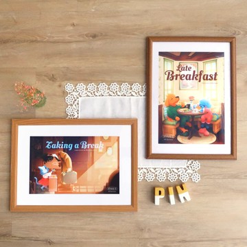 【Pin】The Pause Inn A4海報 - 附贈B4畫框