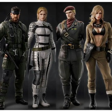 🌀日版客🌀 日版 潛龍諜影 食蛇者 KONAMI 裸蛇 The Boss 密代 伊娃 EVA Ocelot 景品 公仔