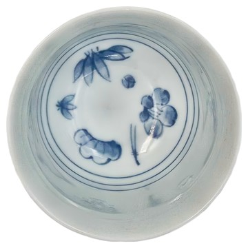 茶杯 - 日本製  青瓷摟空櫻  1個