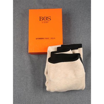 羽戀1060織片羊毛保暖褲秋冬季加厚加絨中厚450克打底褲九分褲