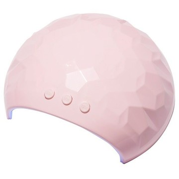 LED凝膠固化美甲燈 三檔定時 12顆 UV/LED 燈珠  粉色  1個