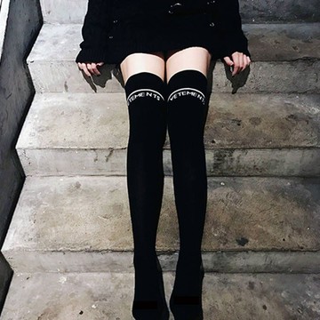【砂糖夢境】長筒襪女過膝襪子女中筒原宿風韓運動顯瘦防滑長腿襪潮