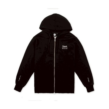 VAST Pillow Zip Up 連帽外套 / 黑色 (獨家3D全頭包覆充氣枕)