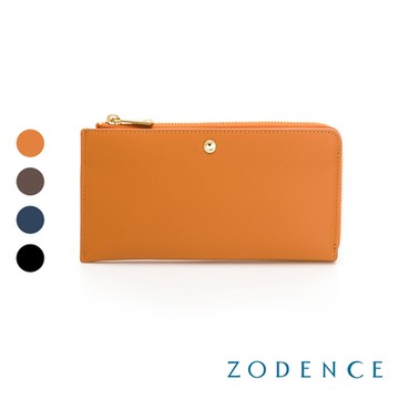ZODENCE MINA進口真皮拉鍊長夾 多色任選