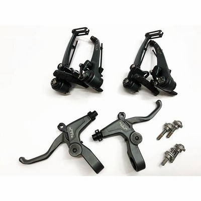 美品 シマノ SHIMANO BL-M950/BR-M951 XTR Vブレーキ グレー 