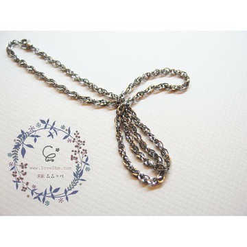 天國階梯(粗)/白鋼鍊子/316L醫療級白鋼/ [晶晶工坊-love2hm]