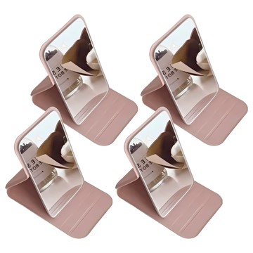 上手家居 隨身鏡 莫蘭迪粉 10.5 x 7 x 0.5cm 64g  4個