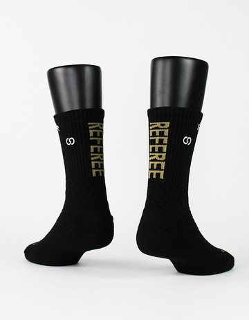 籃球裁判襪- 黑