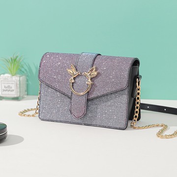 夏季小眾星空限定新款包包女包時尚百搭斜挎包單肩方包鏈條包