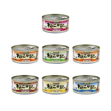 SEEDS聖萊西-黃金喵喵日記營養綜合餐罐 170g x 96入組(買二件送寵喵樂-貓草玩具1個隨機)