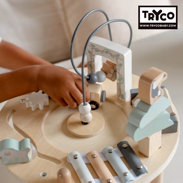 寶寶周歲禮物【Tryco】木質探索桌