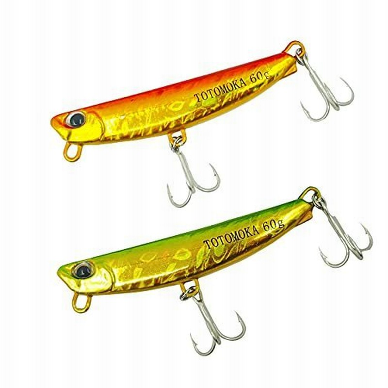 トトモカ Totomoka メタルジグ シーバス ヒラメ ルアー 2個 ジグ セット 10g 15g g 25g 30g 40g 60g フック 通販 Lineポイント最大0 5 Get Lineショッピング