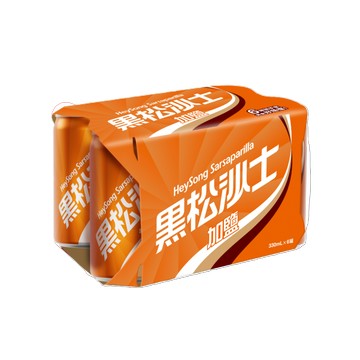 黑松加鹽沙士330mlx6
