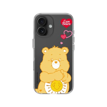 iPhone 16 Clear Case（相機按鈕） 透明 - Care Bears - Funshine Bear