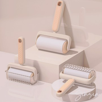 【24H台灣出貨🇹🇼】傑森生活🍀北歐風黏毛器 滾筒黏毛器 黏毛 隨手黏 滾筒 滾輪 黏塵紙 除塵滾筒 滾輪補充包