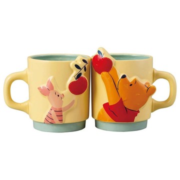【震撼精品百貨】小熊維尼 Winnie the Pooh ~迪士尼 DISNEY 小熊維尼 陶瓷馬克對杯組(265ML)*26535