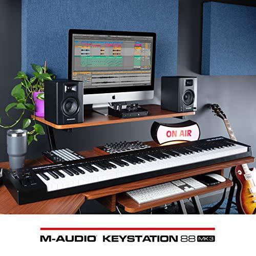 M-Audio 88鍵USB MIDIセミウェイト・キーボード バーチャルシンセ、DAWパラメーターコントロールが可能 Keystation 88MK