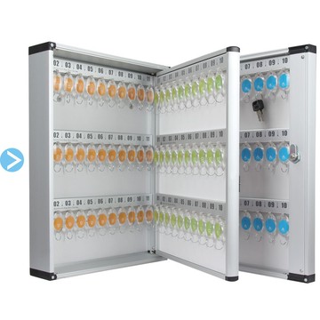 工廠直銷 特惠/免運 開立發票 鑰匙箱 壁掛箱 管理箱 鑰匙收納箱 鑰匙櫃 鋁合金汽車鑰匙柜房地產中介305位鑰匙箱壁掛式管理箱家用鑰匙柜