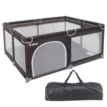 EMC 兒童遊戲圍欄(安全圍欄)150x120cm - 深咖啡色