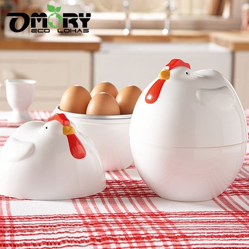 omory公雞造型微波煮蛋器-4顆入