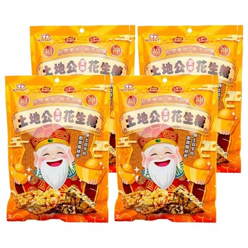 Chiao-E 巧益 土地公綜合花生糖 新版  150g  4包