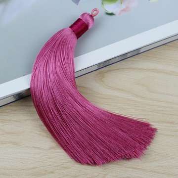 中國結人造絲真絲精致繞線流蘇 車掛玉佛珠水晶專用流蘇穗子長款