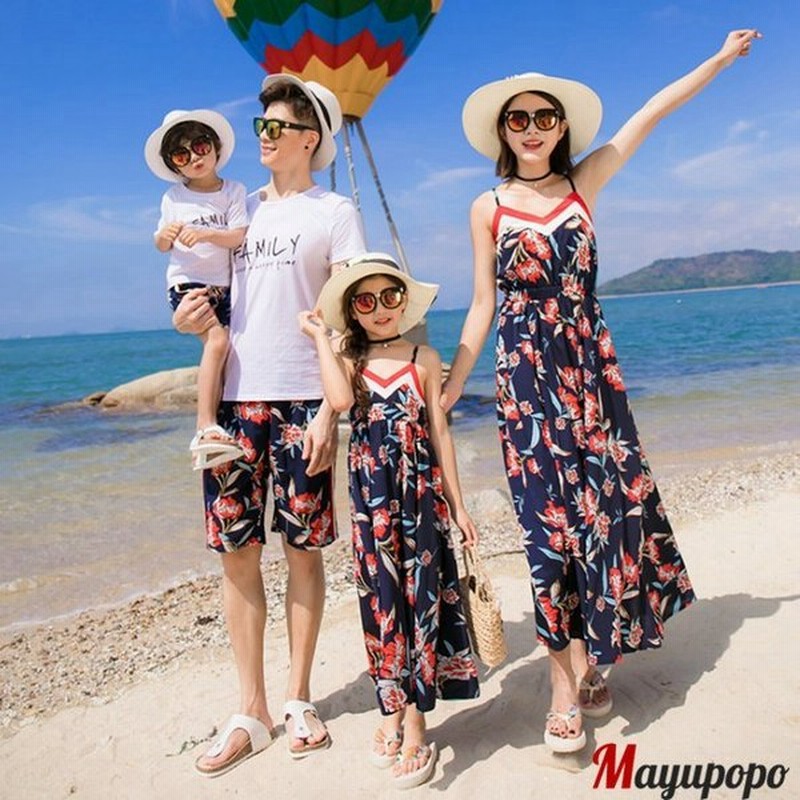親子ペア ルック 親子お揃い お揃いコーデ 親子ペアルック 家族ペアルック 親子 お揃い リゾートキッズ カップル ママ レディース 女の子 Tシャツ 通販 Lineポイント最大0 5 Get Lineショッピング