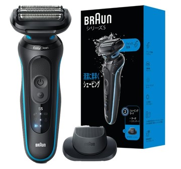 Braun 5 系列 PRO 刮鬍刀 52-M1200s｜智能變速｜免拆快洗｜防水設計｜ 日本正規品代購