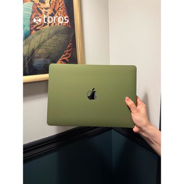 2025款M4橄欖綠適用蘋果筆記本macbookpro保護殼14寸磨砂2025款macbookair保護套13電腦殼15外殼16超薄皮質12